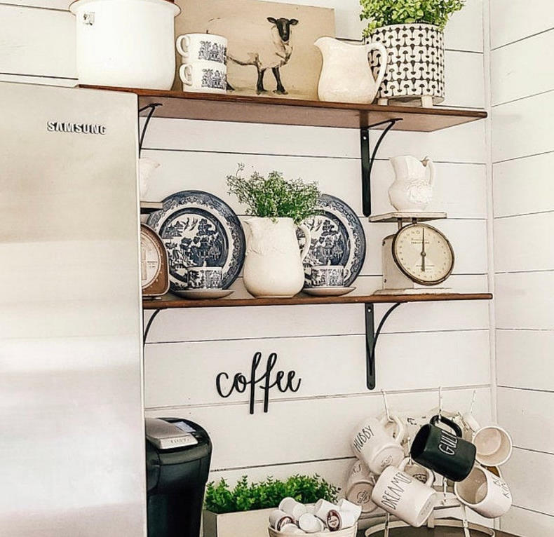 Coffee Wooden Words Sign-CarpenterFarmhouse