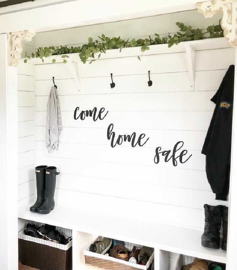 Come Home Safe Wooden Sign-CarpenterFarmhouse