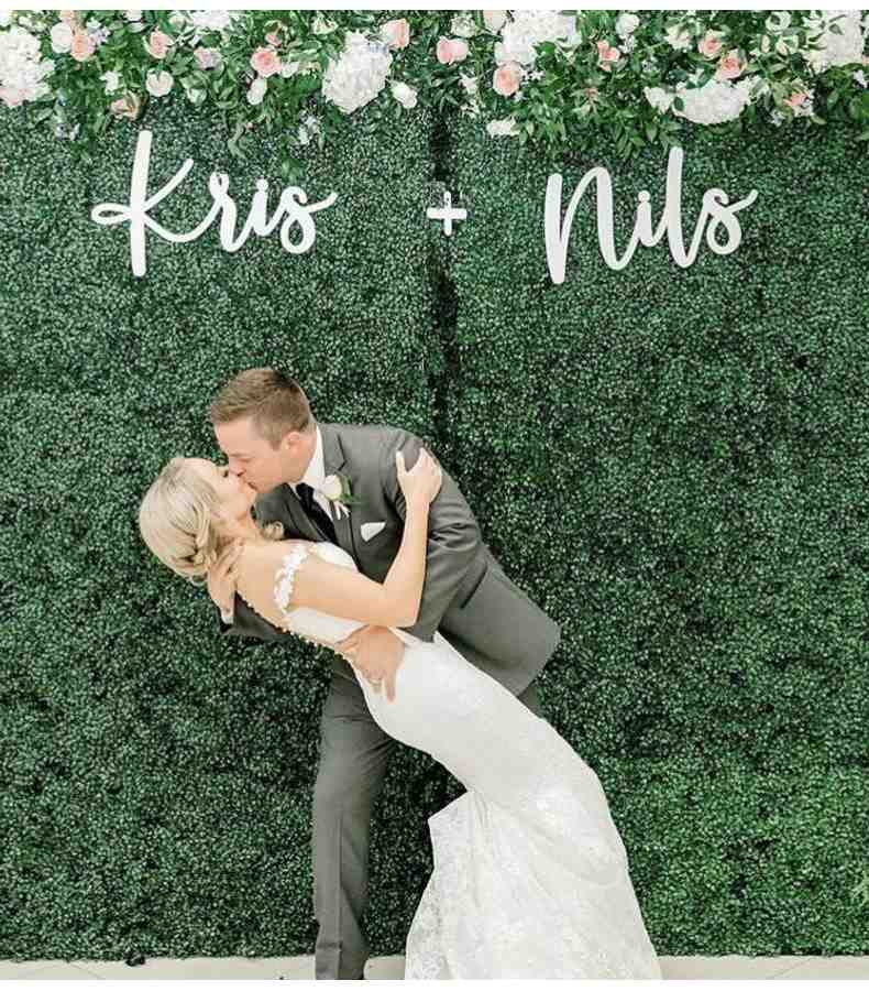 Personalized Custom Backdrop Name Wooden Sign – Carpenter Farmhouse