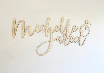 Custom Wedding Sign-CarpenterFarmhouse