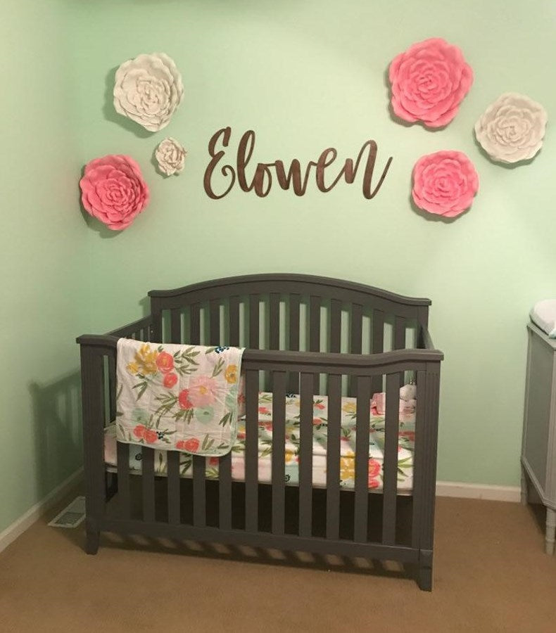 Personalized Custom Wood Name Sign - 27 Fonts-CarpenterFarmhouse