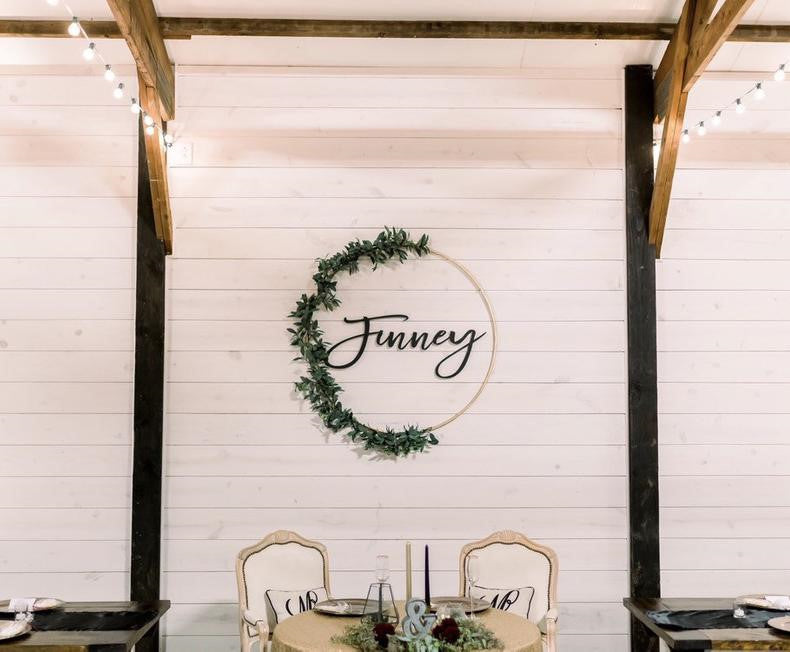 Personalized Custom Wood Name Sign-CarpenterFarmhouse