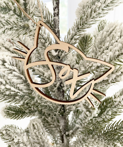 Cute Cat Face Ornament-CarpenterFarmhouse