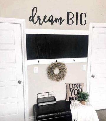 Dream Big Wood Words Sign-CarpenterFarmhouse