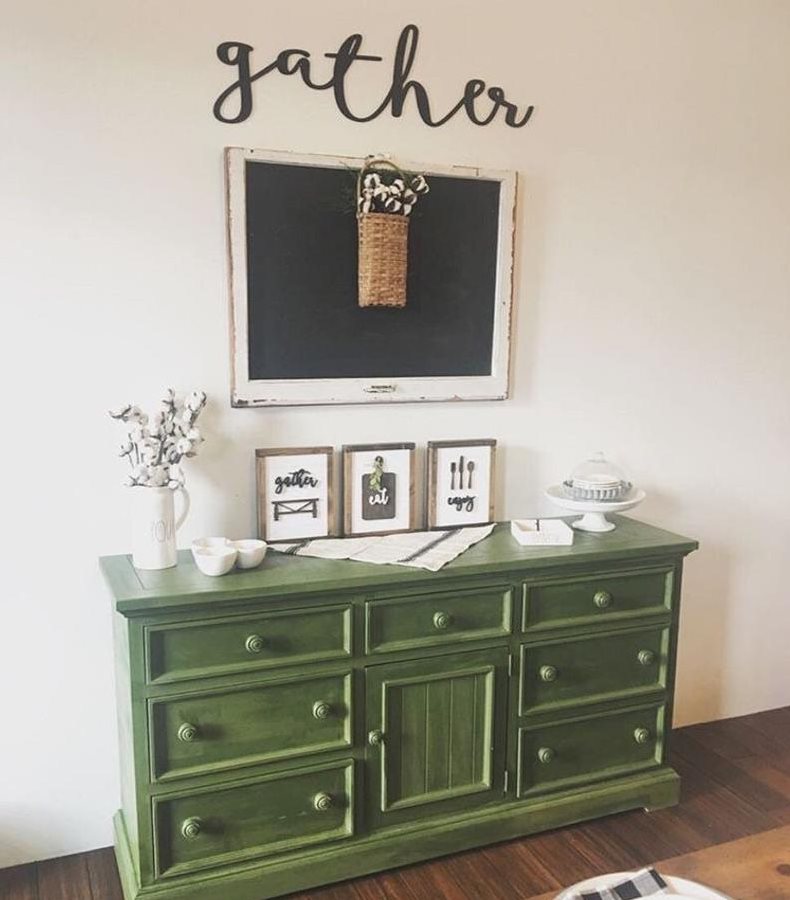 Gather Wooden Wall Sign-CarpenterFarmhouse
