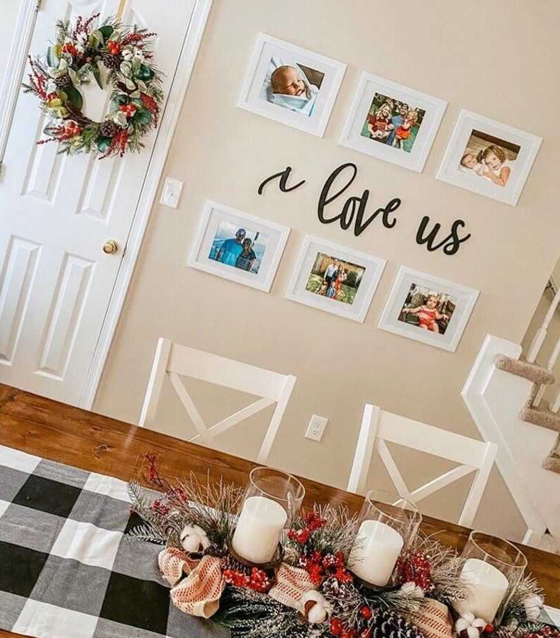 I Love Us Wooden Sign-CarpenterFarmhouse