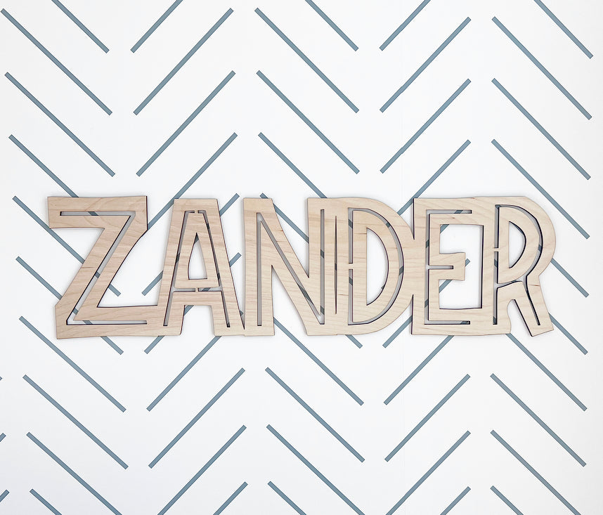 Jurassic Font Name Sign-CarpenterFarmhouse