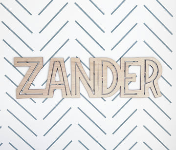 Jurassic Font Name Sign-CarpenterFarmhouse