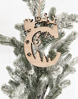 Initial Monogram Ornament-CarpenterFarmhouse