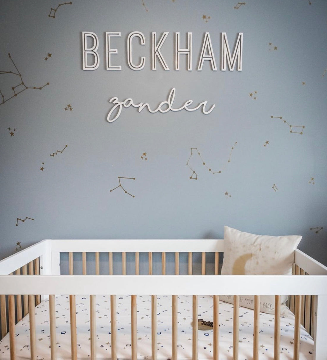 Custom Nursery Wood Name Sign-CarpenterFarmhouse