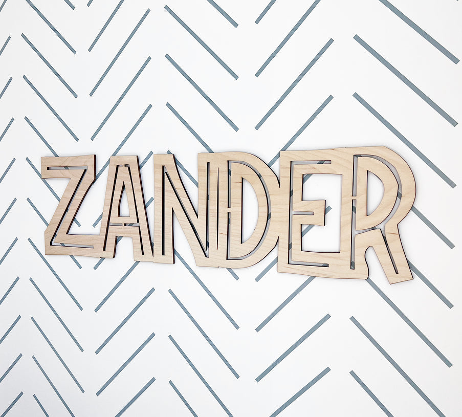 Jurassic Font Name Sign-CarpenterFarmhouse