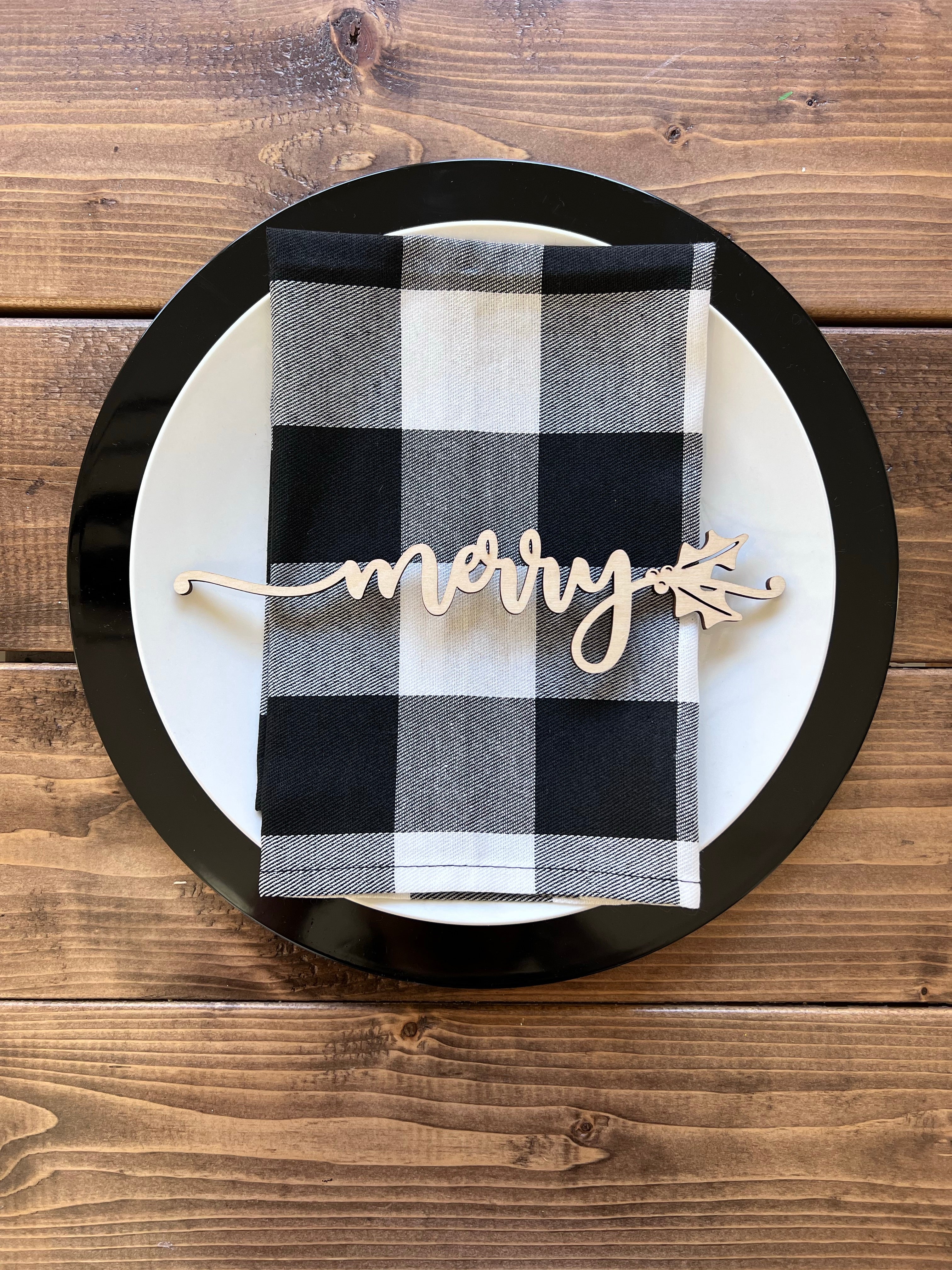 Perfect Holiday plate settings-CarpenterFarmhouse