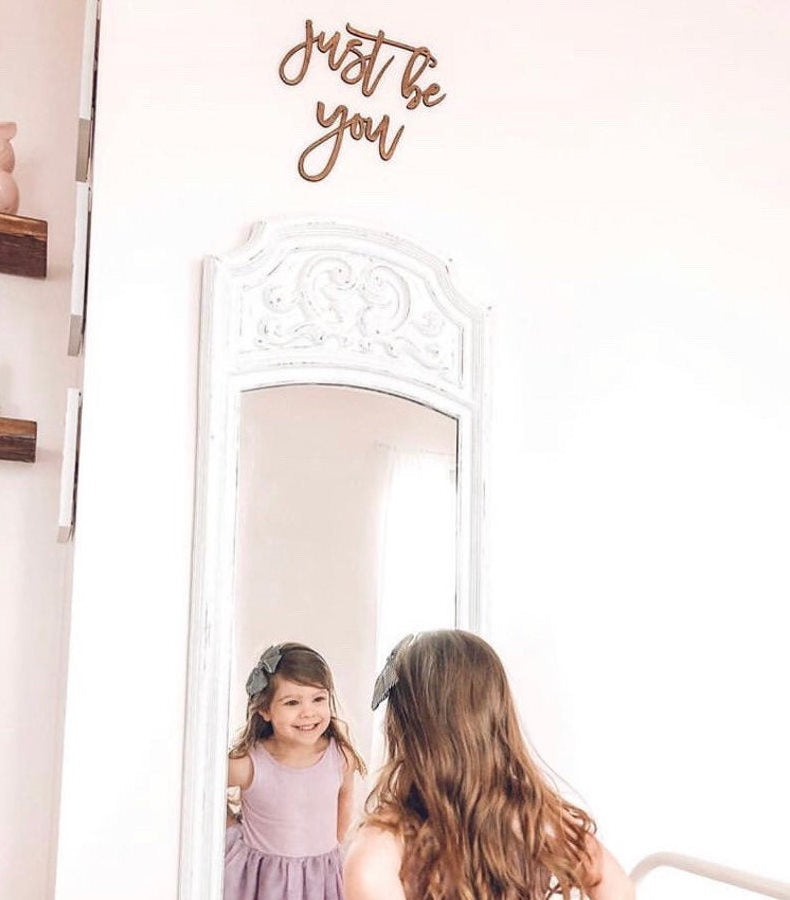 Just Be You Wood Sign-CarpenterFarmhouse