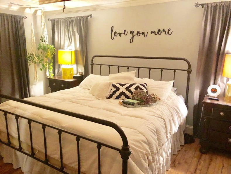 Love You More Wood Sign-CarpenterFarmhouse
