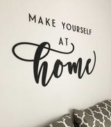 Make Yourself At Home Wooden Sign-CarpenterFarmhouse