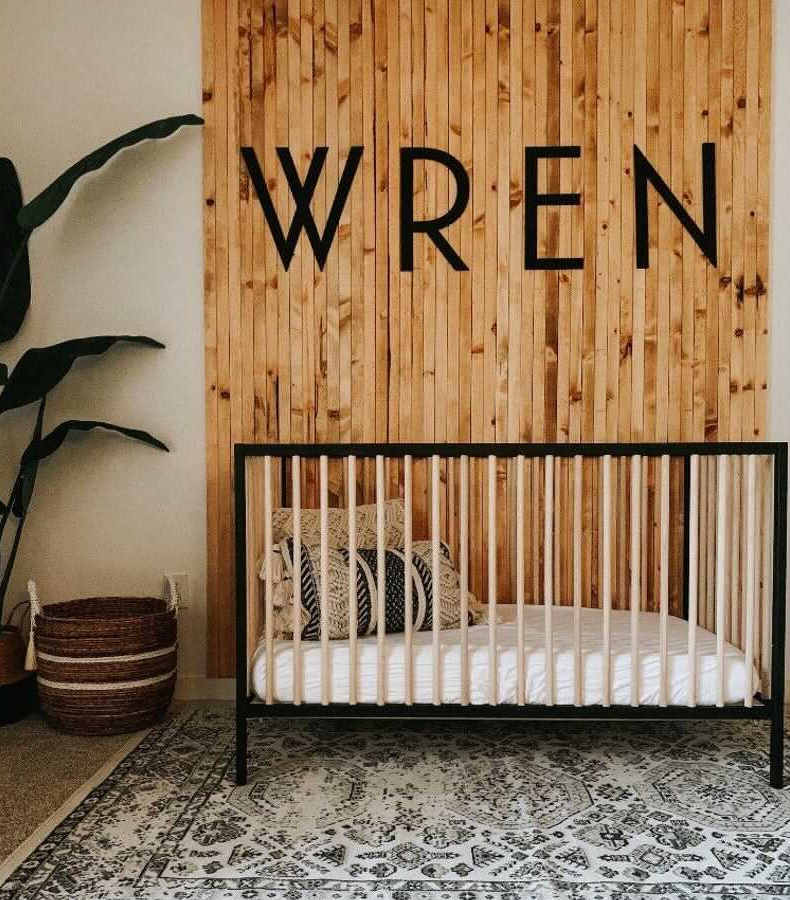 Personalized Custom Nursery Name Wooden Sign-CarpenterFarmhouse