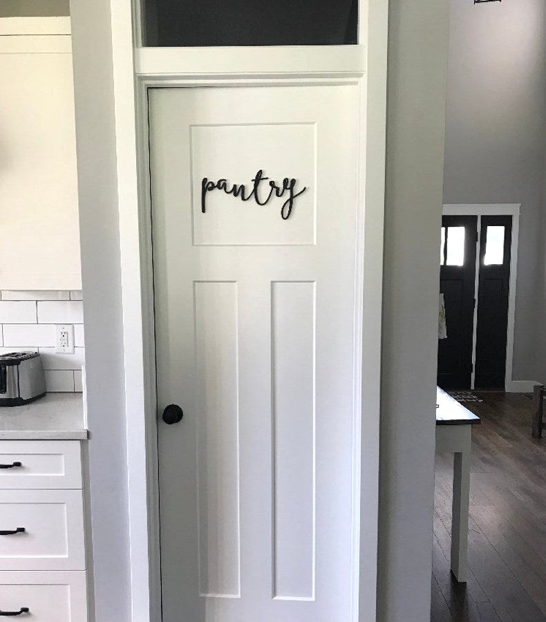 Pantry Wood Sign-CarpenterFarmhouse