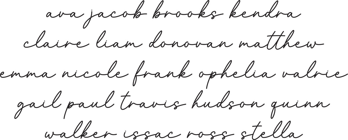 Script Sign Drop – Carpenter Farmhouse