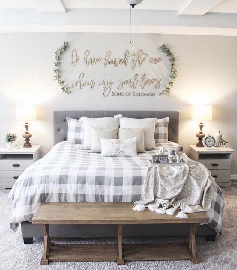 I Have Found The One Whom My Soul Loves Wood Sign-CarpenterFarmhouse