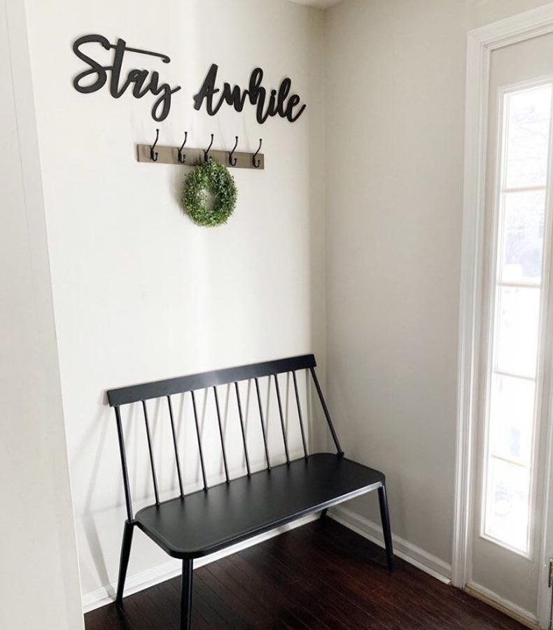 Stay Awhile Wooden Sign-CarpenterFarmhouse