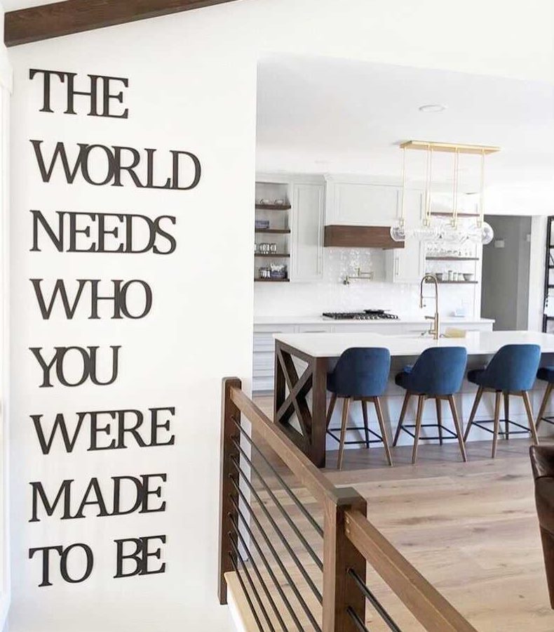 The World Needs Who You Were Made to Be Wood Sign-CarpenterFarmhouse