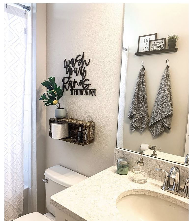 Wash Your Hands Ya Filthy Animal Wooden Sign-CarpenterFarmhouse